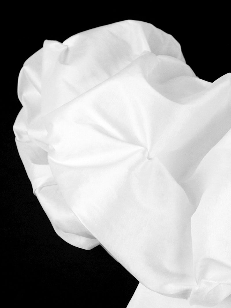 Elegant Off Shoulder Ruffle Trim Bodycon Dress