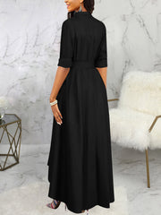 Long Sleeve Loose Elegant Maxi Dress