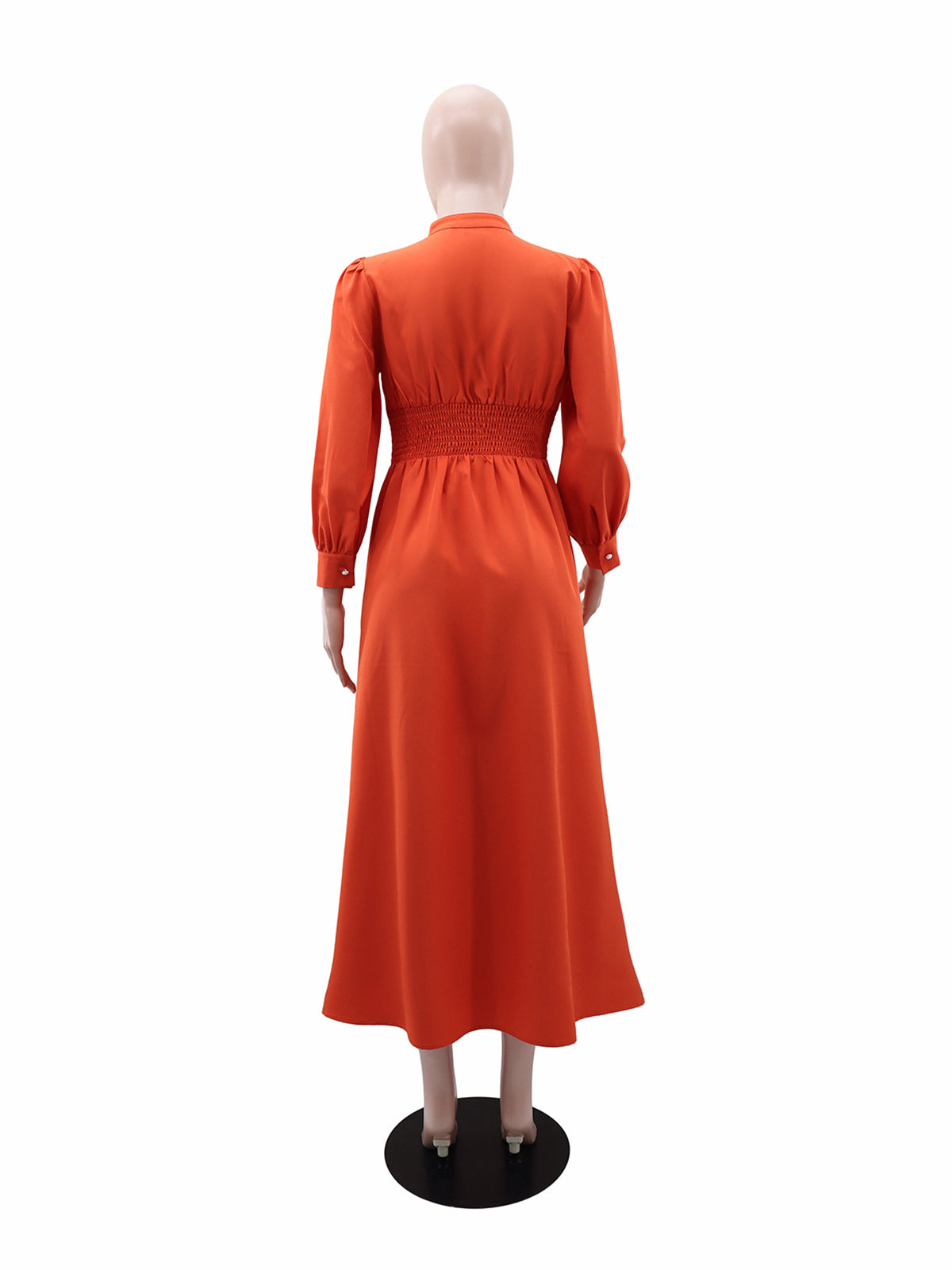 Fashion V Neck Cinched Waist Party Maxi Dress