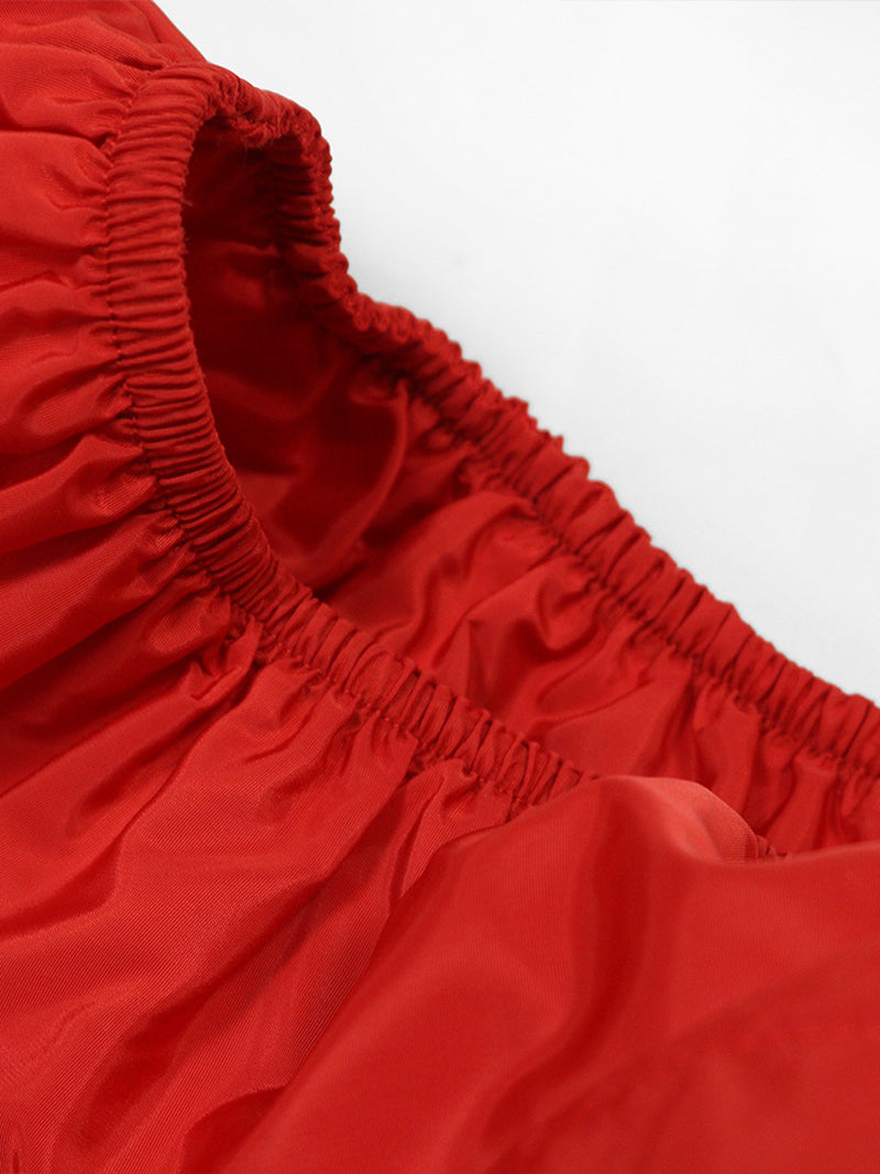 Elegant Flounce Off Shoulder Slim Mini Dress