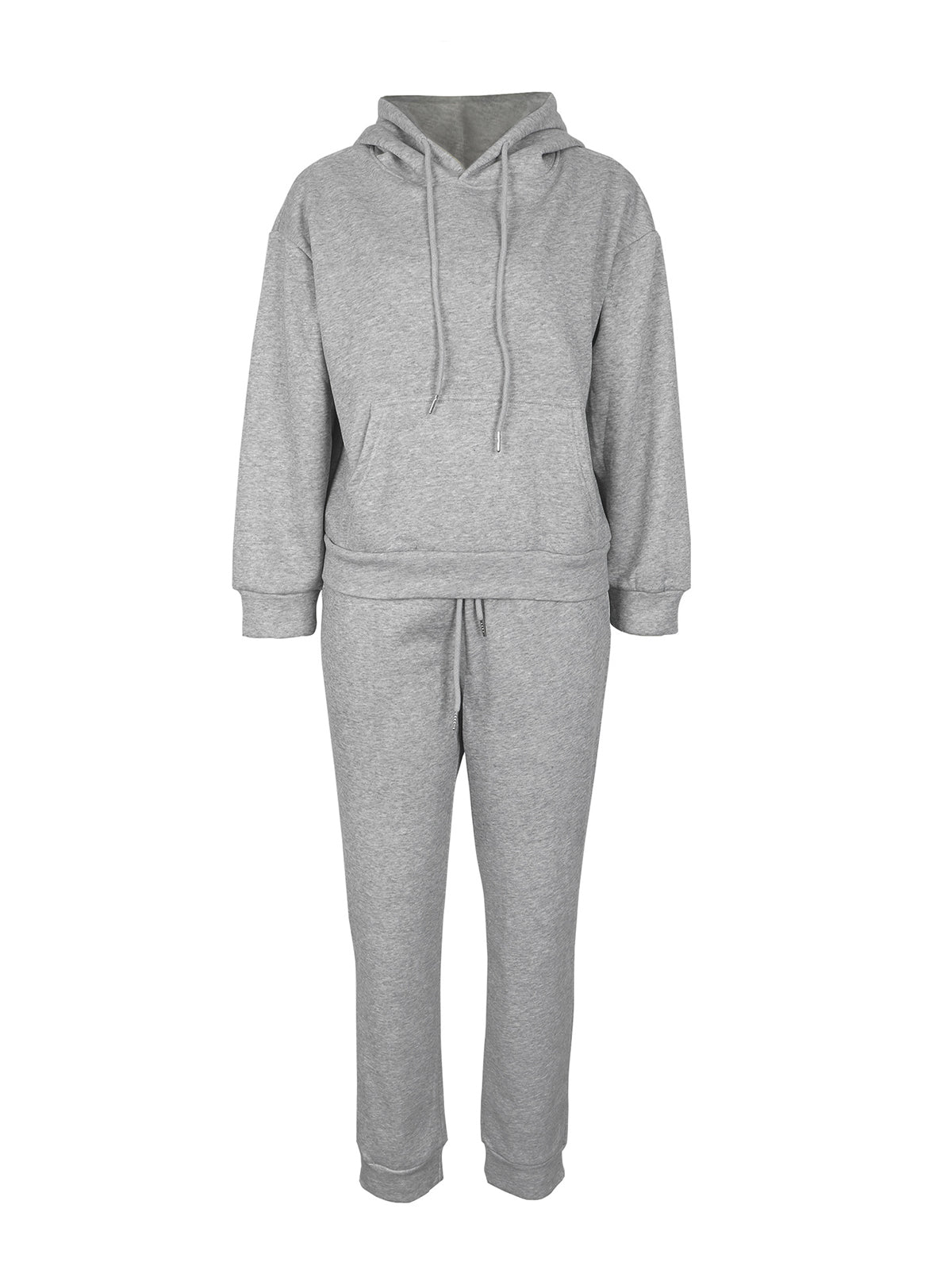 Casual Hoodie And Jogger Tracksuit Set