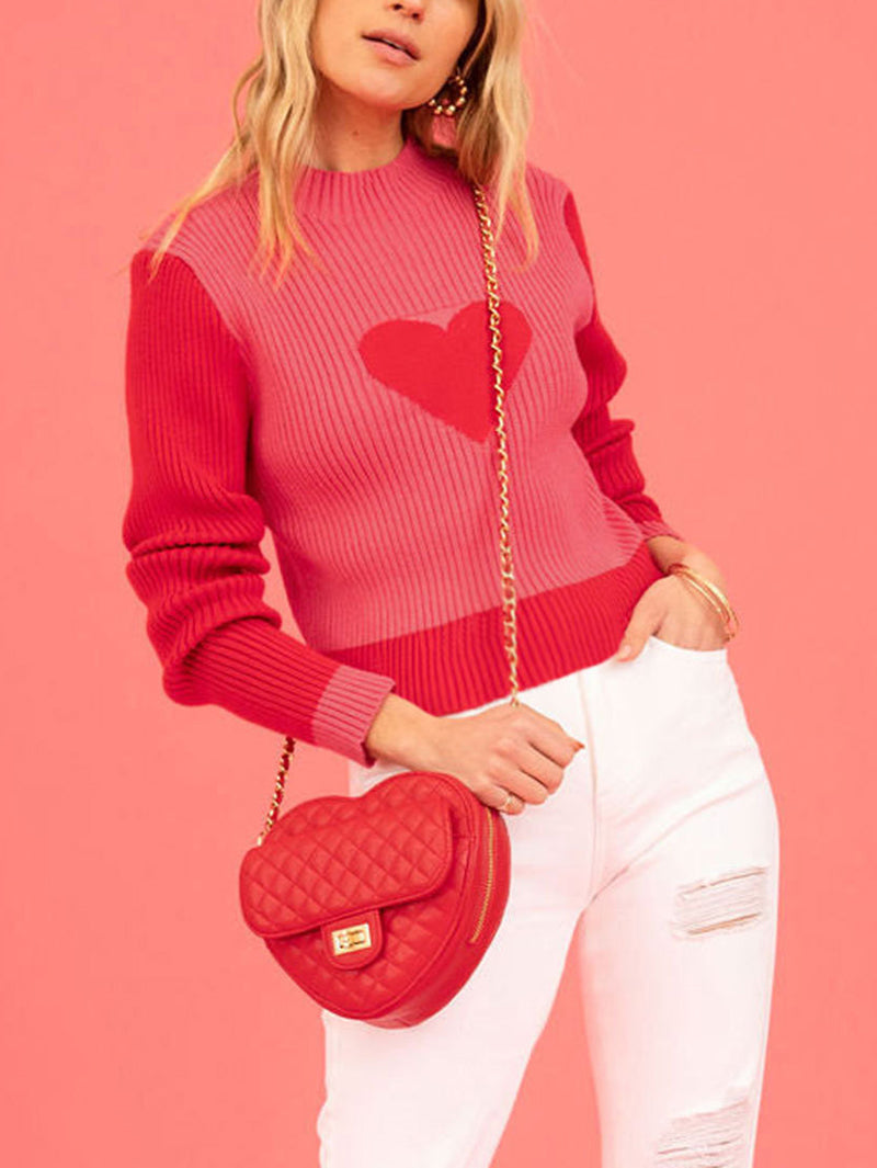 Fashion Long Sleeve Knit Pullover Sweater