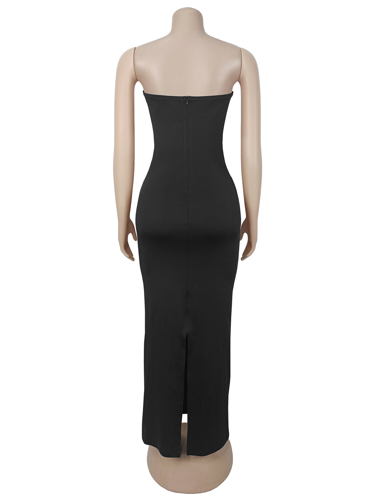 Elegant Sexy Backless High-End Rhinestone Maxi Dress