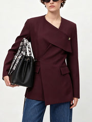 Deconstructed Asymmetric Blazer-boutique