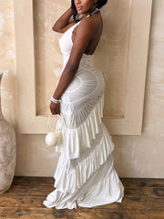 Halter Bodycon Evening Dress