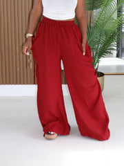 High Waist Drawstring Harem Pants