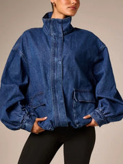 Denim Bomber Jacket