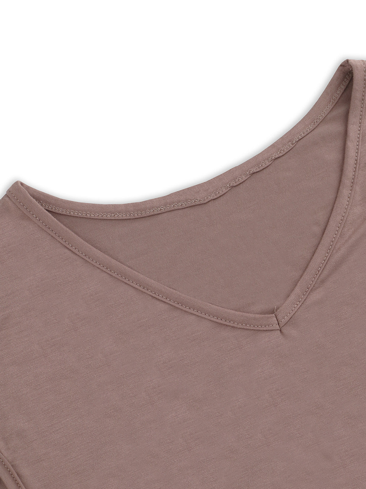 Casual V Neck Short Sleeve Comfy T-Shirt