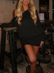 Fashion Love Letter Long Sleeve Mini Dress