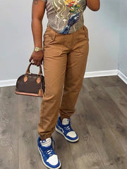 Fashion Casual Cargo Pants Joggers