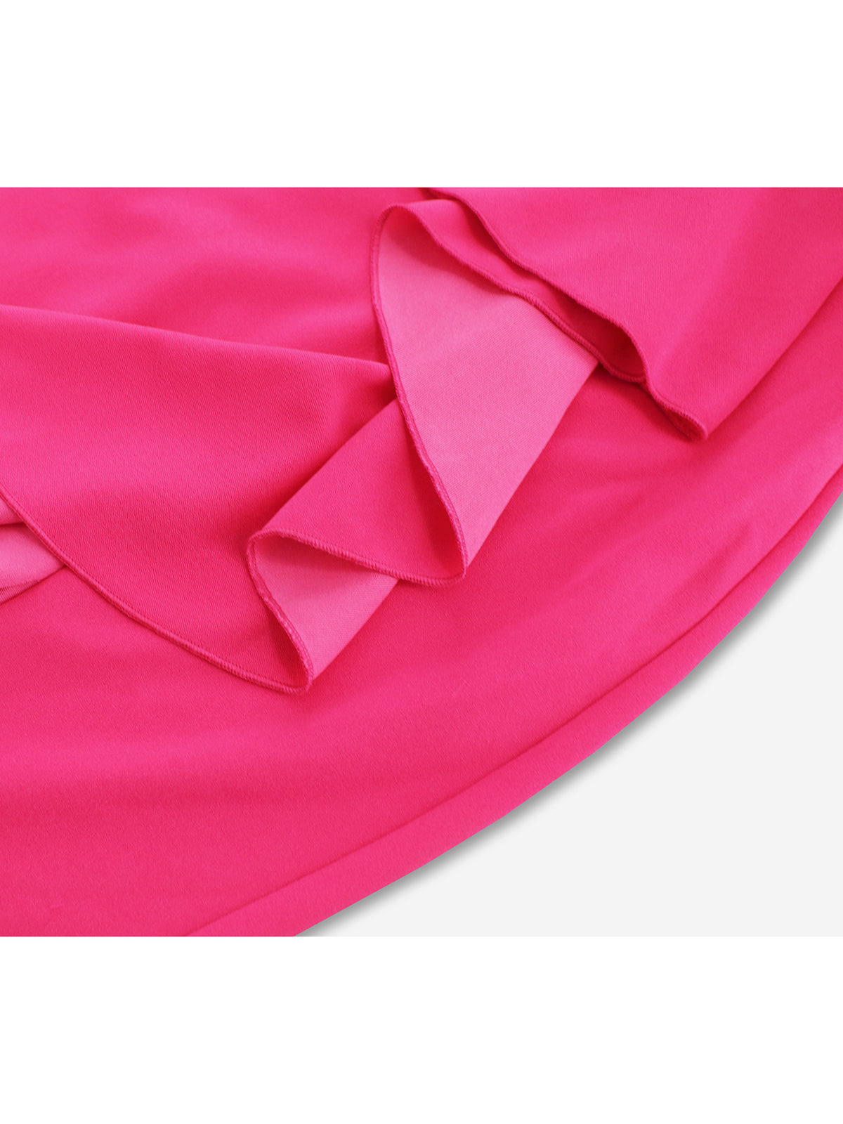 Fashion Puff Sleeve Ruffle Slit Bodycon Midi Dress