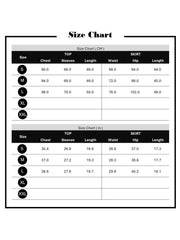 Fashion Metal Button Cardigan Top High Waist Skirt Set