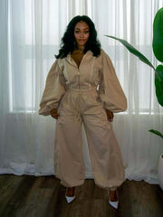 Cropped Track Jacket and Jogger Pants Set