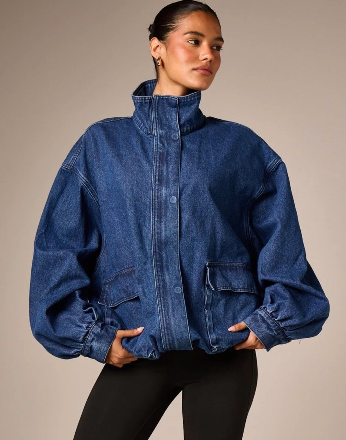 Denim Bomber Jacket