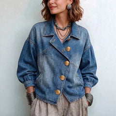 Vintage Wash Relaxed Denim Jacket