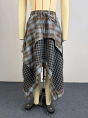 Asymmetric Camisole and Skirt Set