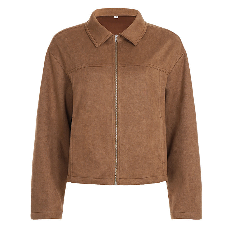 Fashion Vintage Tassels Suede Leather Jacket