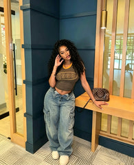Slim Straight Leg Denim Jeans