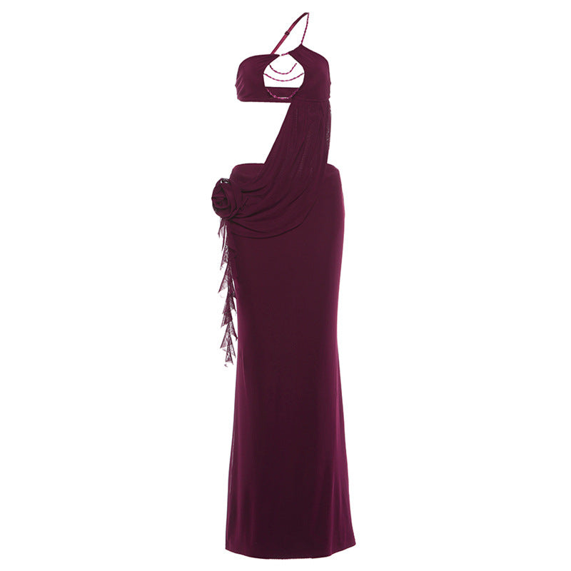 Sexy Cutout Nightclub Maxi Dress