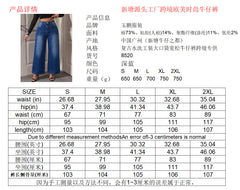 Women's High Waist Vintage Wide Leg Jeans