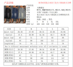 Women's Vintage Wide Leg Denim Bermuda Shorts