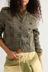 Relaxed Long Sleeve Utility Jacket