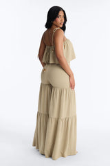 Camisole Top and Wide Leg Pants Set