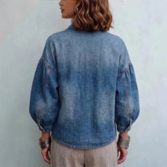 Vintage Wash Relaxed Denim Jacket