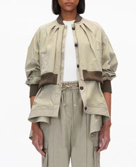 Layered Patchwork Bomber Jacket-boutique