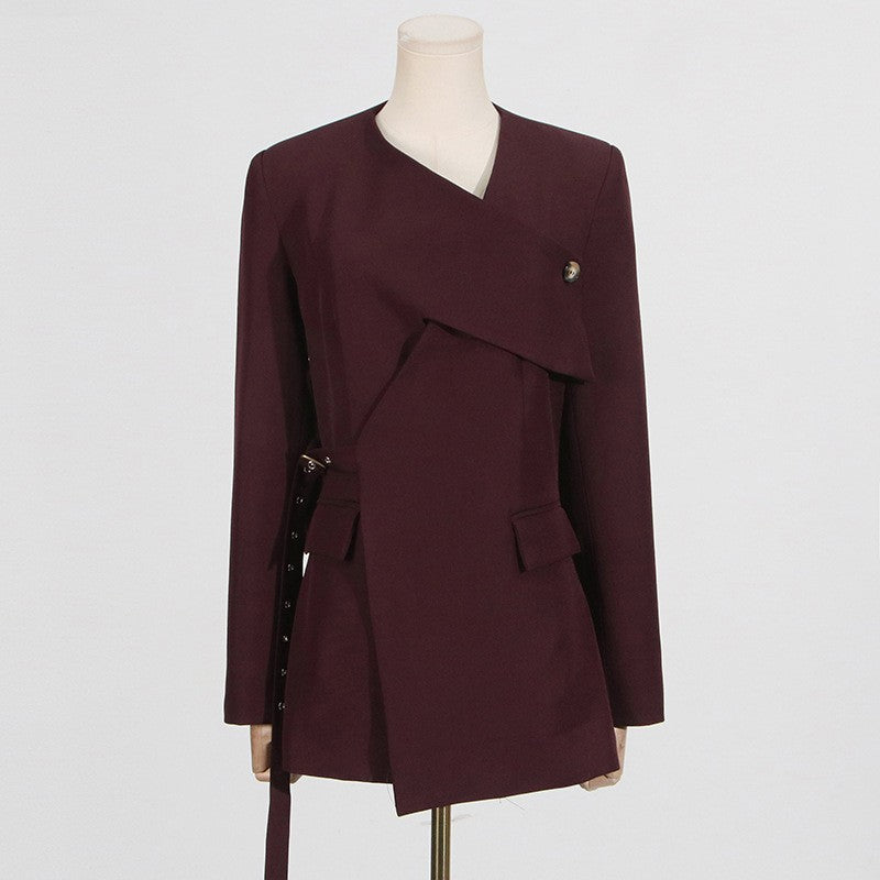 Deconstructed Asymmetric Blazer-boutique