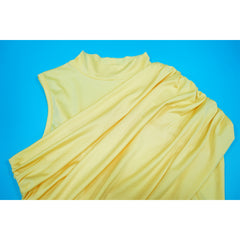 Mesh Panel Ruched Bodycon Mini Dress