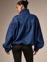 Denim Bomber Jacket