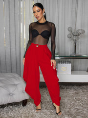 Pleated Harem Pants for Women