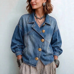 Vintage Wash Relaxed Denim Jacket