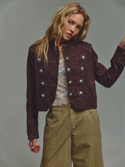 Relaxed Long Sleeve Utility Jacket