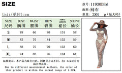 Women's Sheer Mesh Beach Cover-Up Dress