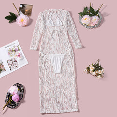 Women's Sheer Mesh Beach Cover-Up Dress