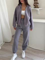 Hoodie Trousers Casual Sports Sets