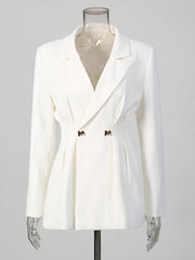 Tailored Blazer and Straight Pants Set