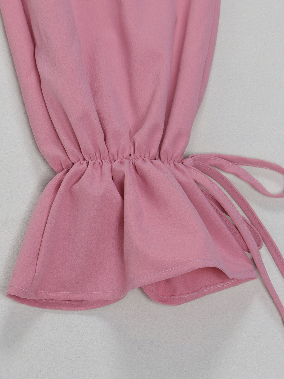 Casual Sleeveless Bow Shoulder Strap Jumpsuit