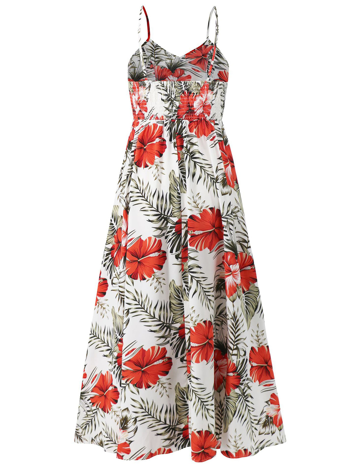 Sexy Floral Print Spaghetti Strap Dress