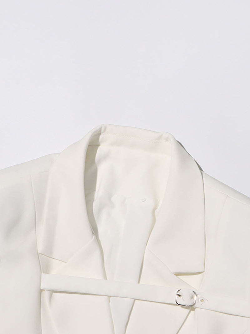 Fashion Slim One-Button Blazer