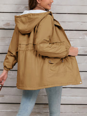 Fashion Hooded Keep Warm Long Sleeve Coat