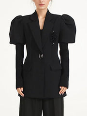 Fashion Notched Collar Slim Blazer