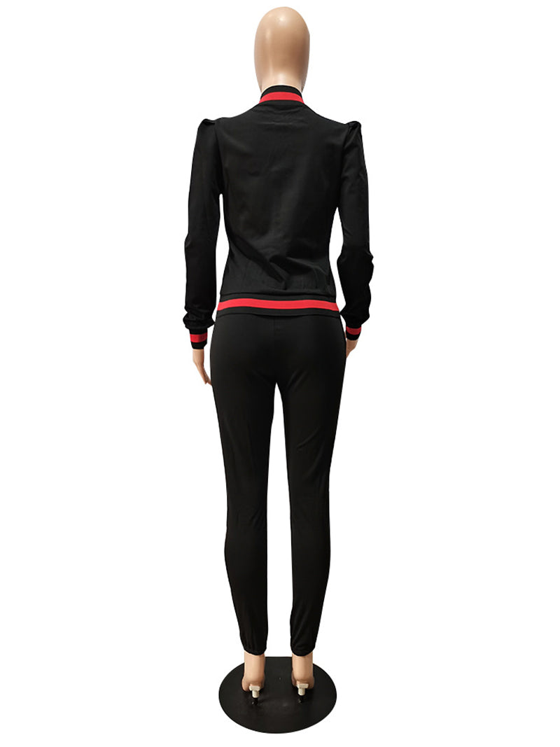 Fashion Long Sleeve Sports Casual Suit