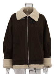 Retro Style Warm Suede Jacket