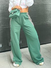 Loose Elastic Waist Casual Sweatpants