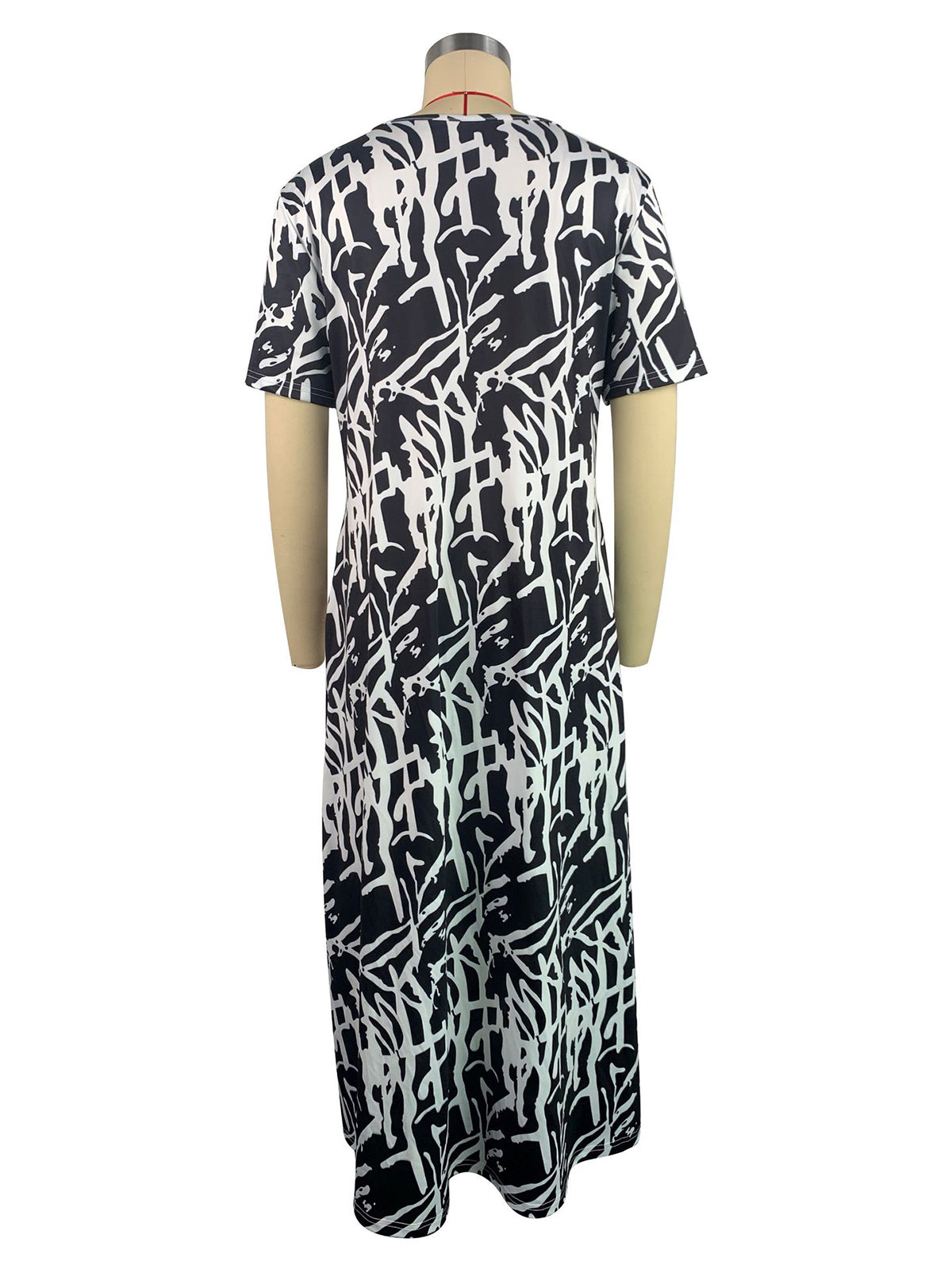 Fashion Plus Size Print Loose Dress