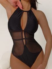 Sexy Padded Bikini Backless Lace-up One-Piece Swimwear