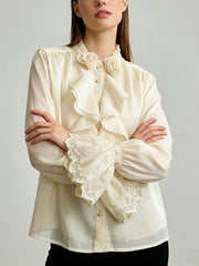 Casual Ruffle Shirt